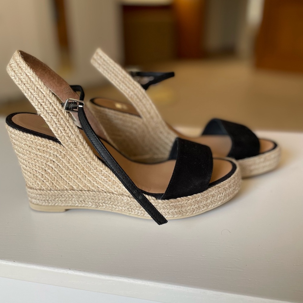 Browns wedges/espadrilles, new, size 38